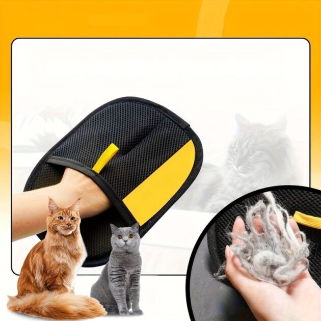 قفاز إزالة الشعر بالكهرباء الساكنة/Gant anti-poils par électricité statique